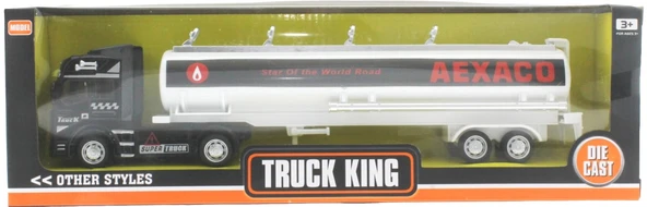 Çek Bırak Die Cast Siyah Kafalı Tanker ürün görseli 1