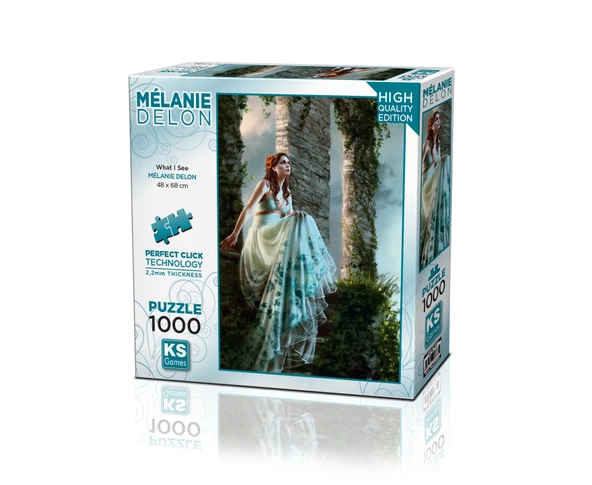 KS Puzzle 1000 Parça Melanie Delon What I See ürün görseli 1