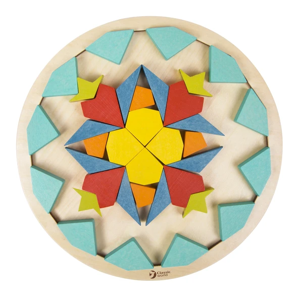 Classic World Ahşap 3D Puzzle ve Mandala Bulmaca - Resim 4