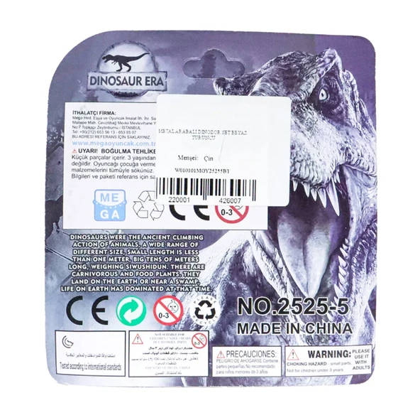 Die Cast Metal Jip ve Brontosaurus - Resim 5