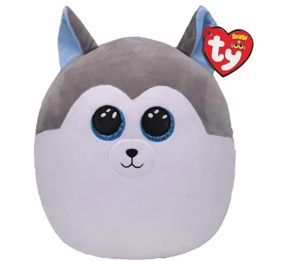 Ty Squishy Beanies Yastık Gri Husky Slush 26 cm ürün görseli 1