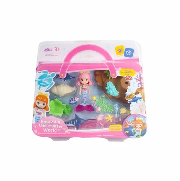 Pembe Saçlı Denizkızı Maylla Resif Mini Oyun Seti ürün görseli 1