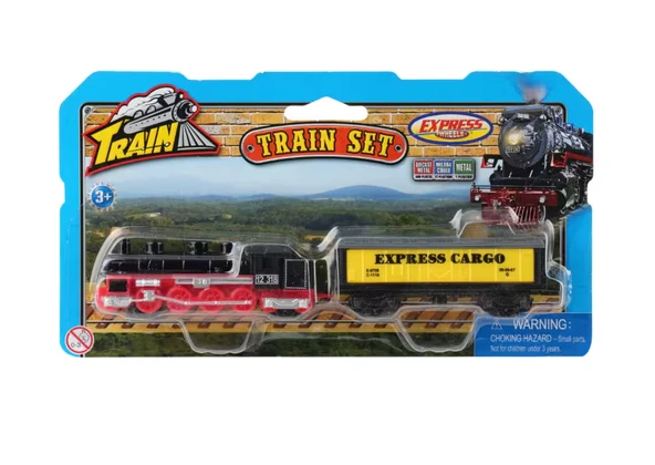 Express Wheels Die Cast Metal Kargo Treni ürün görseli 1