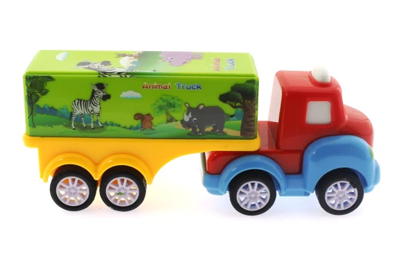 Sürtmeli Mini Sevimli Yeşil Tır - Resim 3