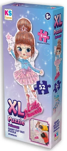 KS Puzzle 52 Parça Küçük Prenses XL Çerçevesiz ürün görseli 1