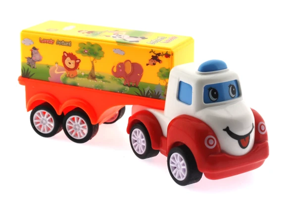 Sürtmeli Mini Sevimli Sarı Tır ürün görseli 1