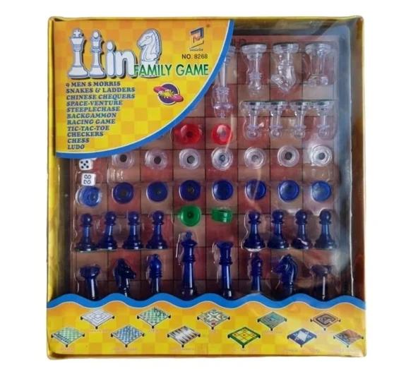11 in 1 Satrançlı Oyun Seti ürün görseli 1