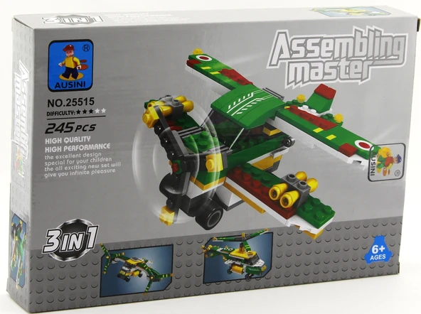 Ausini Askeri Set 3İn1 245 Parça - Resim 3