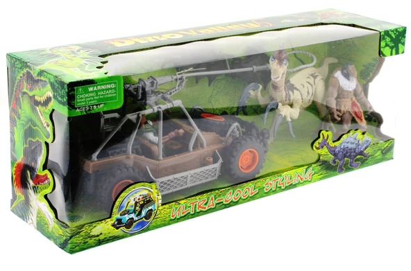 Dinozor Avcısı Buggyli  Oyun Seti - Resim 3