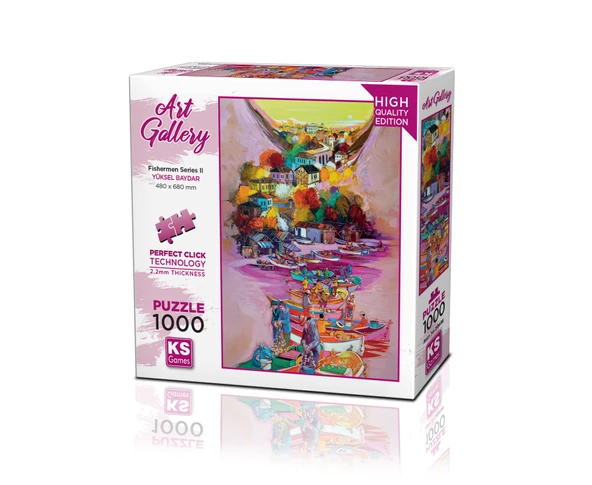 KS Puzzle 1000 Parça Art Gallery Fishermen Series II ürün görseli 1