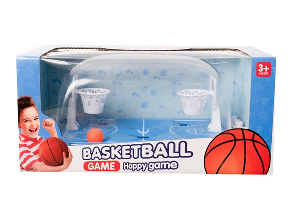 Beyaz Potalı Masa Üstü Parmak Basketbol ürün görseli 1