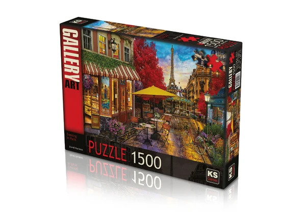 KS Puzzle 1500 Parça Evening İn Paris Paris'te Akşam ürün görseli 1