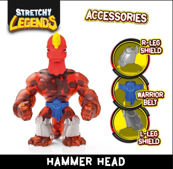 Stretchy Legends Hammer Head - Resim 4