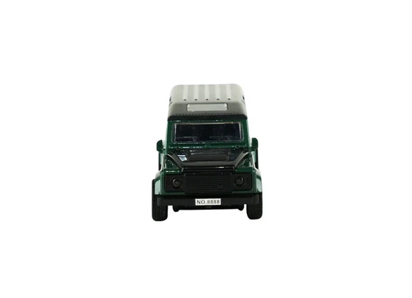 Die Cast Metal Çek Bırak Yeşil Jip - Resim 2