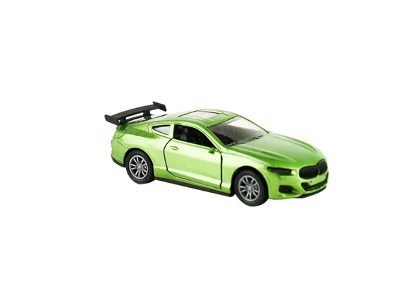 Die Cast Metal Sesli ve Işıklı Çek Bırak Yeşil Yarış Arabası ürün görseli 1