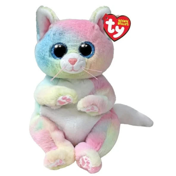 Ty Beanie Bellies Oturan Peluş Kedi Jenni 21 cm ürün görseli 1