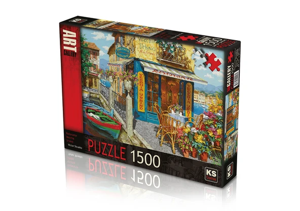 KS Puzzle 1500 Parça Ristorante Vecchia Urbino ürün görseli 1