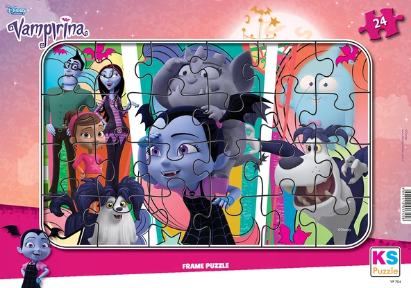 KS Puzzle 24 Parça  Vampirina Frame Puzzle - Resim 2
