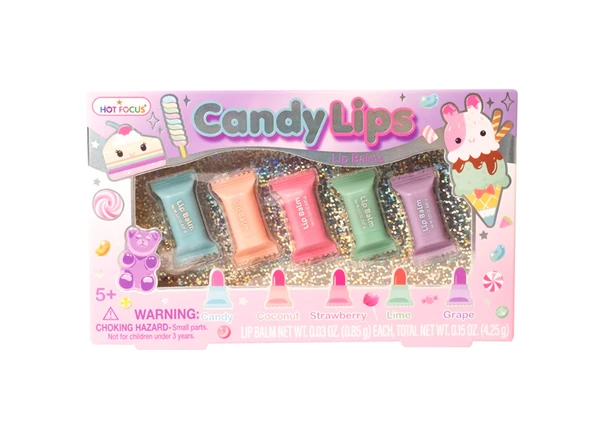 Hot Focus Candy Lips 5 li Dudak Parlatıcıı Seti ürün görseli 1