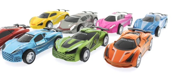 Road Masters 8'li Plastik Yarış Arabaları ürün görseli 1