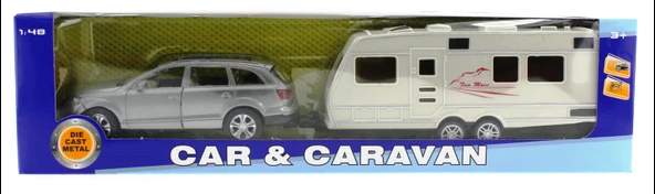Gri Metal Araçlı Karavan Mk1021 - Resim 2
