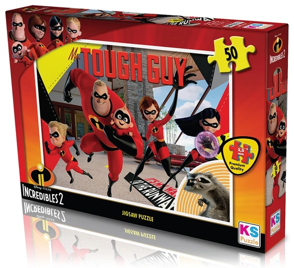 KS Puzzle 50 Parça Incredibles ürün görseli 1