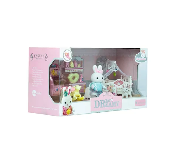 Bay Dreamy Mini Tavşan Bebek Odası Oyun Seti ürün görseli 1