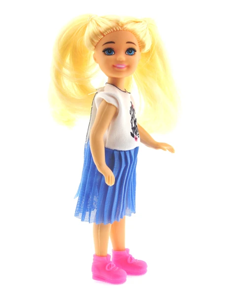 Baonier Mavi Etekli 14 cm Sarışın Tekli Kız Bebek ürün görseli 1
