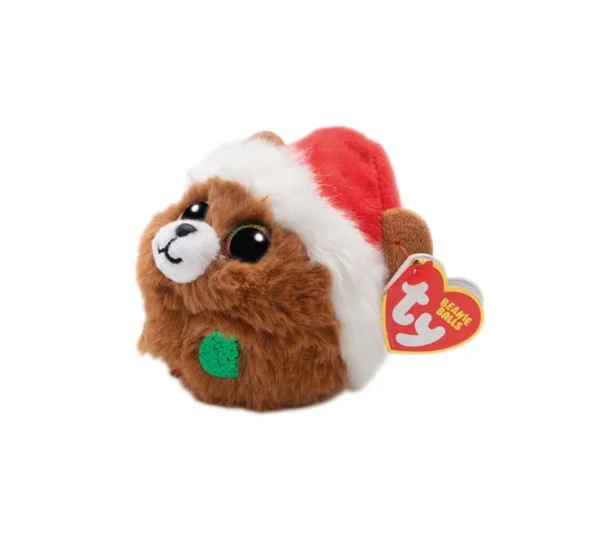Ty Beanie Balls  Peluş Yılbaşı Ayısı Pudding 7 cm - Resim 2