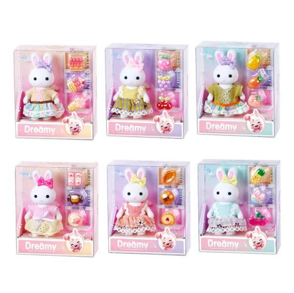 Bay Dreamy Mini Tavşan Aksesuarlı Figür-2 ürün görseli 1