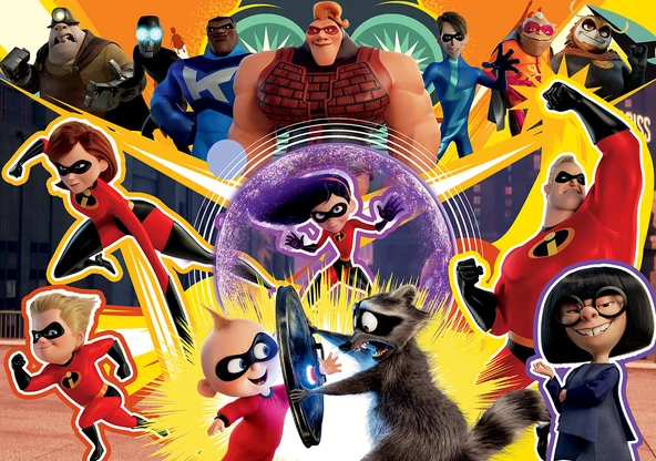 KS Puzzle 200 Parça Incredibles - Resim 2
