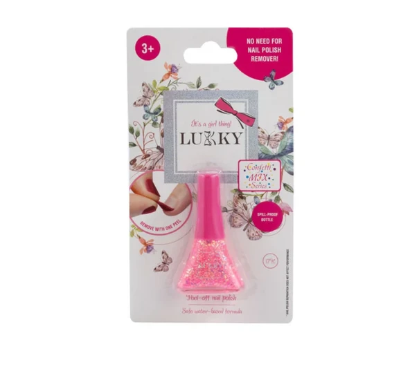 Lukky Soyulabilir Oje - Konfeti Serisi Pembe - Resim 2