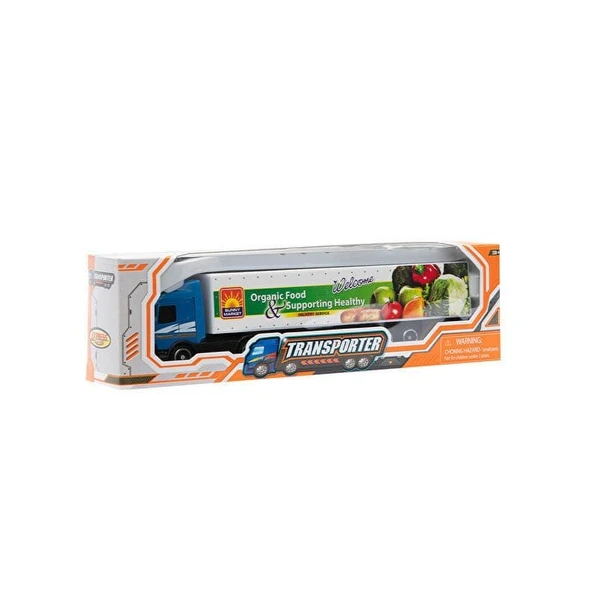Express Wheels Die Cast Metal Konteyner Tır ürün görseli 1