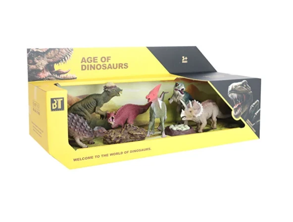 Aksesuarlı Model Dinozor Seti 6 lı - Resim 2