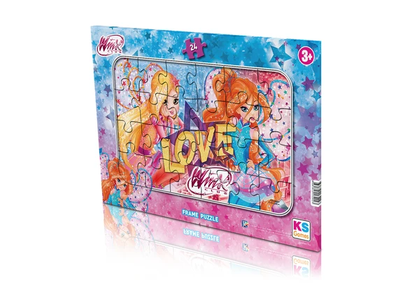 KS Puzzle 24 Parça Winx Frame Puzzle ürün görseli 1