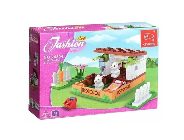 Ausini  Parça 73 Fashion Girls Tavşan Evi ürün görseli 1