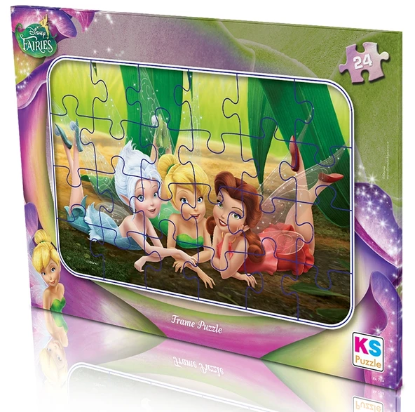 KS Puzzle 24 Parça Fairies Frame Puzzle ürün görseli 1