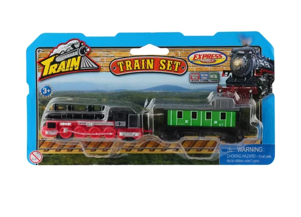 Express Wheels Die Cast Metal Vagonlu Tren ürün görseli 1