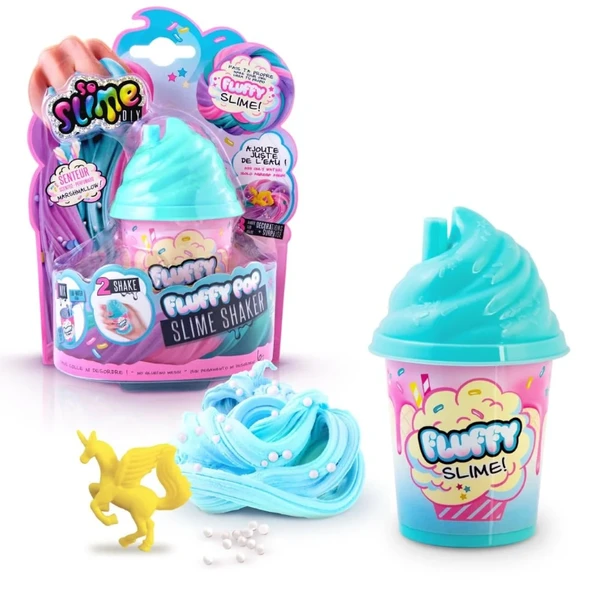 Fluffy Slime Marshmallow Dokulu Mavi - Resim 2