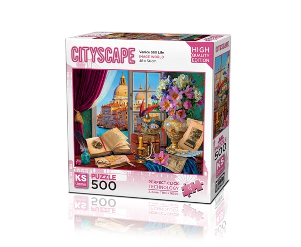 KS Puzzle 500 Cityscape Parça Venice Still Life ürün görseli 1