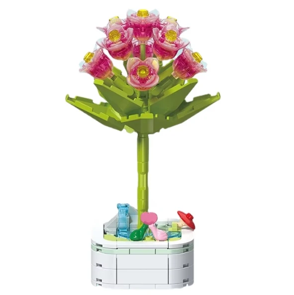 Building Block Flower 138 Parça Violet ürün görseli 1