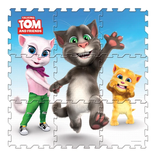 Konuşan Kedi Tom Eva Yer Matı ürün görseli 1
