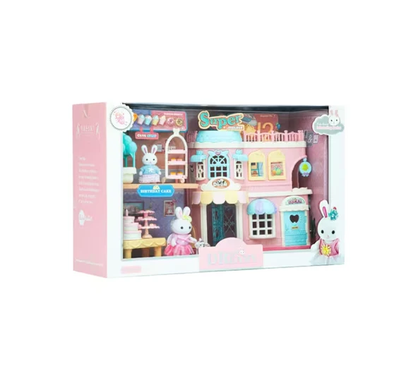 Bay Dreamy Mini Tavşan Pastanede Doğum Günü Oyun Seti ürün görseli 1