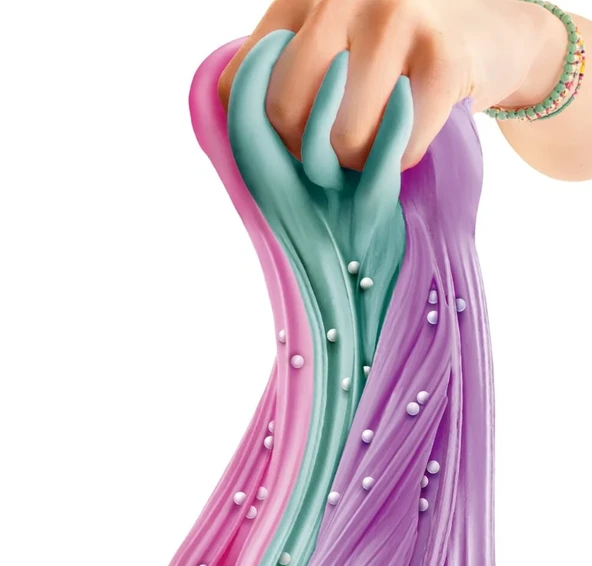 Fluffy Slime Marshmallow Dokulu Mavi - Resim 6
