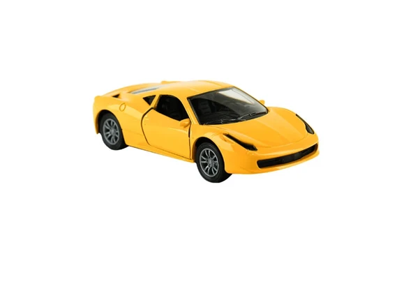 Die Cast Metal Sesli ve Işıklı Çek Bırak Turuncu Spor Araba ürün görseli 1
