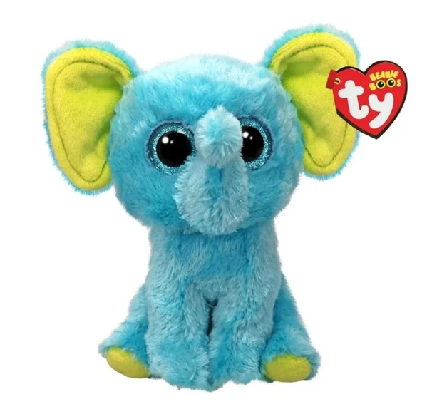 Ty Beanie Boos Peluş Turkuvaz Fil Trunkles 15 cm ürün görseli 1
