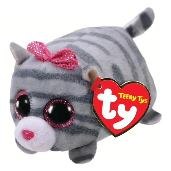 Ty Teeny Tys Peluş Gri Kedi Cassie 10 cm ürün görseli 1