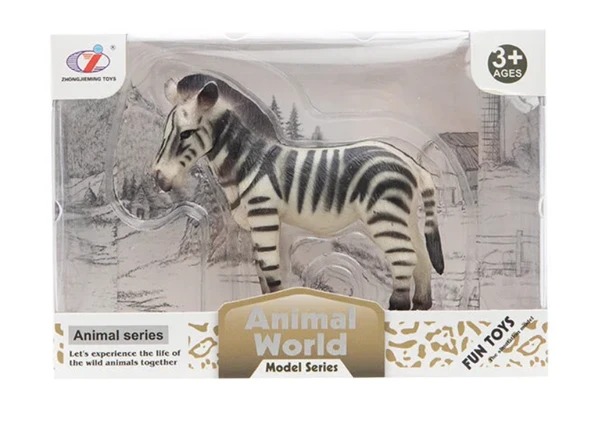 Kutulu Model Figür Hayvan Zebra ürün görseli 1