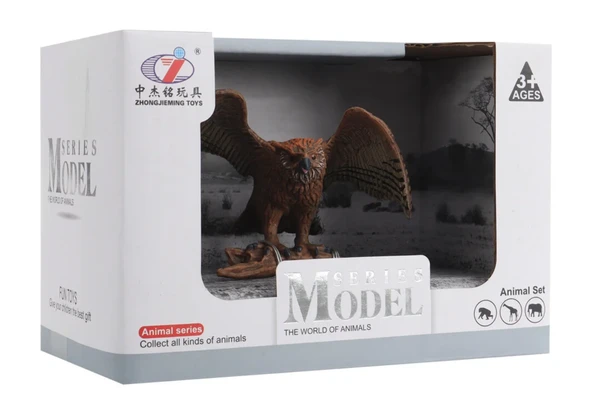 Kutulu Model Figür Hayvan Baykuş - Resim 2