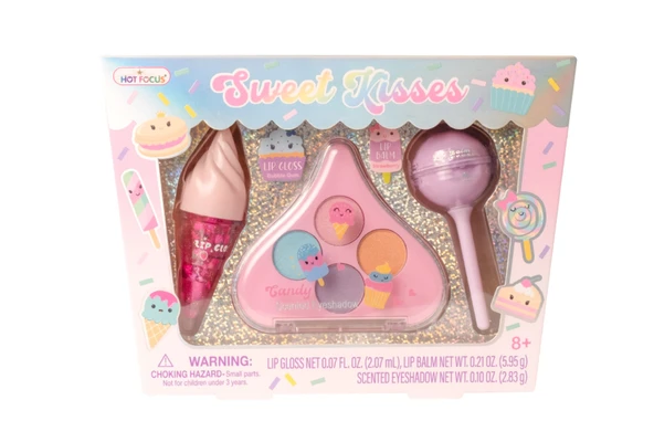 Hot Focus Sweet Kiss Far ve Ruj Makyaj Seti ürün görseli 1